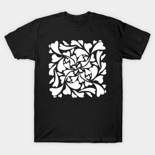 St. Valentine day black and white pattern T-Shirt